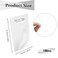 Koceci 100 PCS Adhesive Picture Hangers Foam Board Hanger Plastic Frame Hooks No Nail Transparent