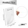 Koceci 100 PCS Adhesive Picture Hangers Foam Board Hanger Plastic Frame Hooks No Nail Transparent