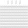 Koceci 100 PCS Adhesive Picture Hangers Foam Board Hanger Plastic Frame Hooks No Nail Transparent