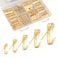 PAN PARRY 230PCS Picture Hanging Kit Heavy Duty Picture Hangers for Drywall 5 Sizes 10010lbs Picture Hooks for Hanging Hardware Mirror Pictures Frame Hanger Include Nails