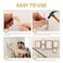 PAN PARRY 230PCS Picture Hanging Kit Heavy Duty Picture Hangers for Drywall 5 Sizes 10010lbs Picture Hooks for Hanging Hardware Mirror Pictures Frame Hanger Include Nails