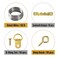 PAN PARRY 245 PCS Picture Hanging Kit Picture Hangers Assorted Kit with Heavy Duty Wall Hooks Sawtooth Picture Wire D Rings Hardware Nails Eye Hooks and Picture Hanging Tool for Frame Canvas Mounting