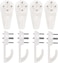 PinCute 40 Pack Concrete Wall Hooks Wall Picture Hangers with Invisible Nails No Drilling Picture Hanging Hooks for Stucco Cement Wall and More