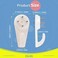 PinCute 40 Pack Concrete Wall Hooks Wall Picture Hangers with Invisible Nails No Drilling Picture Hanging Hooks for Stucco Cement Wall and More