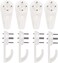 PinCute 40 Pack Concrete Wall Hooks Wall Picture Hangers with Invisible Nails No Drilling Picture Hanging Hooks for Stucco Cement Wall and More