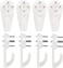 PinCute 50 Pack Concrete Wall Hooks Wall Picture Hangers with Invisible Nails No Drilling Picture Hanging Hooks for Stucco Cement Wall and More