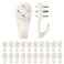 Binxus 60 Pcs Picure Hangers Hanging Kit Concrete Wall Hooks Stucco Hooks Invisible Nail Hangers No Drilling Damage for Hanging Picture Invisible Nail25 LBS Weight Load
