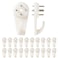 Binxus 60 Pcs Picure Hangers Hanging Kit Concrete Wall Hooks Stucco Hooks Invisible Nail Hangers No Drilling Damage for Hanging Picture Invisible Nail25 LBS Weight Load