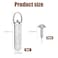 NQEUEPN 6pcs Heavy Duty DRing Picture Hangers with Screws 4 Hole D Ring Hooks for Hanging Pictures Photo Frame Whiteboard Mirror Paintings