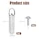 NQEUEPN 6pcs Heavy Duty DRing Picture Hangers with Screws 4 Hole D Ring Hooks for Hanging Pictures Photo Frame Whiteboard Mirror Paintings