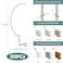 AccEncyc 50Pcs Picture Hanger Hooks Super Hooks for Hanging Drywall Picture Hanging Hooks Heavy Duty Wall Hooks for Hanging Pictures Photos Frames Planters Art Clock