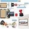 Anfu ANFU Picture Hanging Marking Dot Tool Keyhole Slot Marking Tool Picture Mounting Tool Wall Marker Hanging Pictures Red 2 Pack