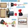 Anfu ANFU Picture Hanging Marking Dot Tool Keyhole Slot Marking Tool Picture Mounting Tool Wall Marker Hanging Pictures Red 2 Pack