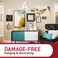 Command 5 lb Universal Picture Hanger 3 Frame Hangers 6 Strips and 6 Frame Stabilizer Strips for Sawtooth DRing Wire Keyhole and Other Frames DamageFree Hanging for Home Decor
