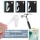 COVITKAN 30 PCS Picture Hangers Hanging Kit Heavy Duty Hooks for StuccoConcreteHard Walls Without Drilling Invisible Nail25 LBS Weight Load 1 Standard 30