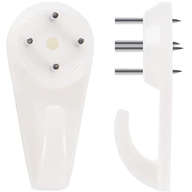 COVITKAN 30 PCS Picture Hangers Hanging Kit Heavy Duty Hooks for StuccoConcreteHard Walls Without Drilling Invisible Nail25 LBS Weight Load 1 Standard 30