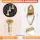 Minibird DRing Triangle Hooks for Hanging Picture 100Pcs Small Decorative Hooks with Screws Picture Hanging Hooks Home Improvement Wall Hook Picture Frame Hanger Golden Heavy Duty Picture Hangers