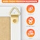 Minibird DRing Triangle Hooks for Hanging Picture 100Pcs Small Decorative Hooks with Screws Picture Hanging Hooks Home Improvement Wall Hook Picture Frame Hanger Golden Heavy Duty Picture Hangers