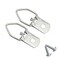 EesTeck 150 Pack Small DRing Steel Picture Hangers with Screws Picture Frames Picture Hang Solutions for Hanging Clock Paintings Artwork Picture Frame Hook Photos