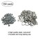 EesTeck 150 Pack Small DRing Steel Picture Hangers with Screws Picture Frames Picture Hang Solutions for Hanging Clock Paintings Artwork Picture Frame Hook Photos