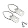 EesTeck 150 Pack Small DRing Steel Picture Hangers with Screws Picture Frames Picture Hang Solutions for Hanging Clock Paintings Artwork Picture Frame Hook Photos