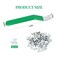 Gteana Glazier Point Driver with 100 Push Points for Glass Mounting Glazier Push Point Driver for Glass Photo Frame Cross Stitching Green 1 Pack