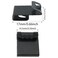 heyous Heyous 100PCS Photo Frame Clips Black Metal S Hook Back Plate Serrated Clip Photo Frame Hardware for Photo Frame and Canvases