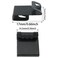 heyous Heyous 100PCS Photo Frame Clips Black Metal S Hook Back Plate Serrated Clip Photo Frame Hardware for Photo Frame and Canvases