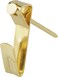 Hillman 122310 Brass Conventional Picture Hanger 2 Pack 100lb