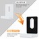 BAGTeck Metal Mirror Clips Wide Channel Mirror Hanger Clip Kit Large Heavy Retainer Clips for Mirrors with Screw Mirror Clips for Wall Mounting Frameless Mirror Billboard Displays Tile Display White 3