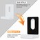 BAGTeck Metal Mirror Clips Wide Channel Mirror Hanger Clip Kit Large Heavy Retainer Clips for Mirrors with Screw Mirror Clips for Wall Mounting Frameless Mirror Billboard Displays Tile Display White 3