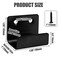 Murtenze 10Pack Tile Bracket Stainless Steel Wall Hanger Fastener Bracket Wall Hook Picture Frame Fixing Brackets Hooks with Mounting Screws for Ceramic Tile DisplayBlack Inner Width 20mm079