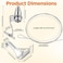 PercyEffie 12pcs Picture Rails Hangers Pictures Rail Hanging System 65ft Picture Rail Hooks Pictures Wire hangig kit Stainless Steel Art Adjustable Gallery Rails Frame Cable Ceiling Hooks Frame
