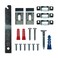 Picture Hang PHS Anti Theft ers Bulk Pack 25 Pack Security Frame Lock Hanging Kit with THead Screws Earthquake Proof Art Hangers for Museums Galleries Hotels Holds 15 lbs