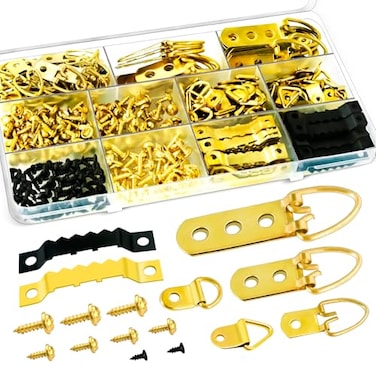 Philbinden Picture Hanging Kit 353PCS Picture Hangers Heavy Duty Picture Hanging Hooks with ScrewsSawtooth Hardware for Frames Painting Art Photo Mounting
