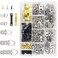 Sutemribor Picture Hanging Kit 500 PCS Heavy Duty Assorted Picture Hangers with Screws for Picture Hanging Wall Mounting 500