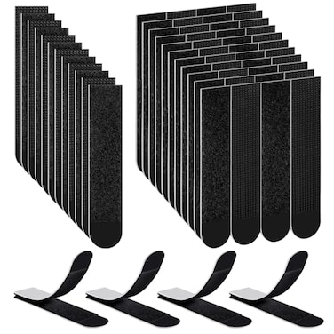 Ainiv Picture Hanging Strips Heavy Duty 32Pairs64 Strips Large Adhesive Hook and Loop Mounting Tapes Damage Free No Nails Picture Hangers for Frame Hanging Poster Strips Christmas Decorations