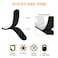 Ainiv Picture Hanging Strips Heavy Duty 32Pairs64 Strips Medium Adhesive Hook and Loop Mounting Tapes Damage Free No Nails Picture Hangers for Frame Hanging Poster Strips Christmas Decorations
