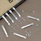 QWORK Sawtooth Hangers Large with Screws 100 Pcs Steel with Zinc Finish Includes 200 6 x 12 inch Screws Canvas and Picture Frame Hangers
