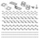 Rrina 60Pcs Offset Canvas Clips with Screws Heavy Duty Picture Framing Mirror Clips 6mm024in 7mm028in 9mm037in