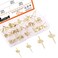 Rustark 60 Pcs Quick Picture Hangers Assorted Set Includes 10lbs 20lbs 40lbs 60lbs One Step Hangers Iron Alloy Nail Photo Hooks Professional Plaster Picture Hanging Hooks on Wooden and Drywall