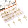 Rustark 60 Pcs Quick Picture Hangers Assorted Set Includes 10lbs 20lbs 40lbs 60lbs One Step Hangers Iron Alloy Nail Photo Hooks Professional Plaster Picture Hanging Hooks on Wooden and Drywall
