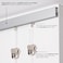 Stas Picture STAS Cliprail Pro Picture Hanging System Set Covers 984 ft of Wall Space Heavy Duty Picture Rail Art Hanging Gallery Kit Without Nails Home or Museum Matte Silver Rails 4 Hooks Cords