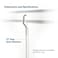 Picture Hang Steel ing Cord 2mm Diameter 72Inch with Large Hook Compatible with TR101 Wall Track ing System Supports Up to 28 lbs 5 Pack