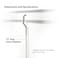 Picture Hang Steel ing Cord 2mm Diameter 72Inch with Large Hook Compatible with TR101 Wall Track ing System Supports Up to 28 lbs 5 Pack