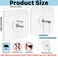 Tivcck 20pcs Adhesive Wall Mount Screw Hooks Heavy Duty Adhesive Hooks Seamless Screws for Wall Mount Shelf Kitchen Bathroom Home Office 14 mm13 lbsMax