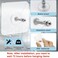 Tivcck 20pcs Adhesive Wall Mount Screw Hooks Heavy Duty Adhesive Hooks Seamless Screws for Wall Mount Shelf Kitchen Bathroom Home Office 14 mm13 lbsMax