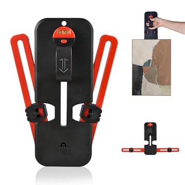Wshxjzyay Photo Frame Hanger Tool with Bubble Level Never Measure Versatile Picture Hanging Tool Accurate Photo Frame Hanging Level for Home Decor Enthusiasts and Professionals