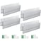 Zorfeter 4 Pairs Z Hanger French Cleat Hanger 6 Inch Mirror Picture Whiteboard Headboard Artwork Frames Wall Mounting Brackets Z Bar Hanger Supports