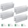 Zorfeter 4 Pairs Z Hanger French Cleat Hanger 6 Inch Mirror Picture Whiteboard Headboard Artwork Frames Wall Mounting Brackets Z Bar Hanger Supports
